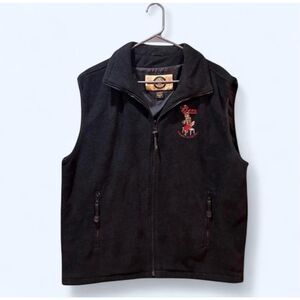Anheuser Busch Bevo Modernization The Fox Fleece Vest Size Medium